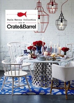 Crate and Barrel Partners With Italian Designer for Collections