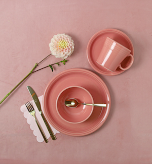 Fiesta Dinnerware Introduces Its 54th Color – Peony