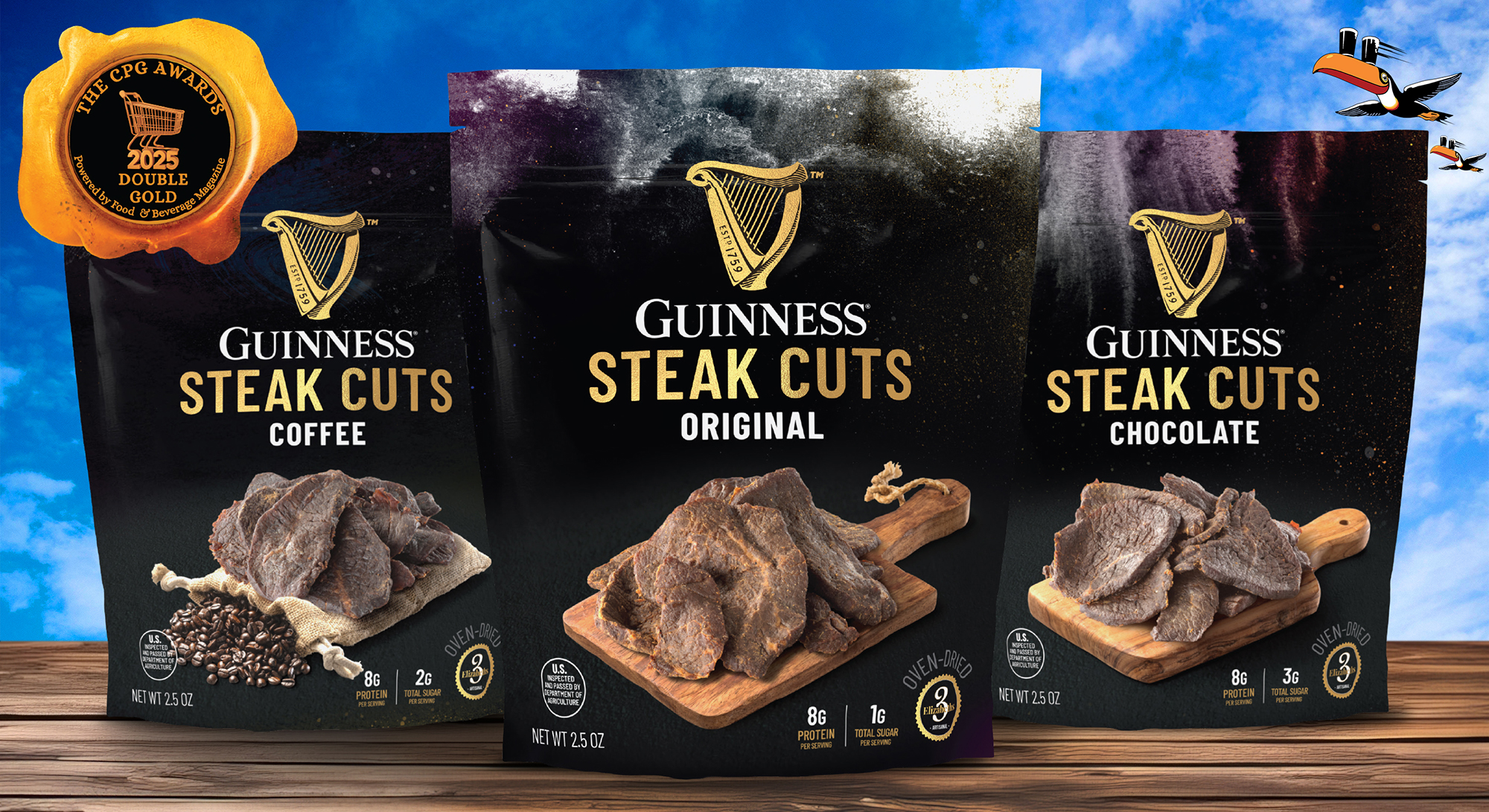 Steak, Not Jerky: Sidari Artisan Brands Partners with Guinness to Bring the Steakhouse to the Snack Aisle