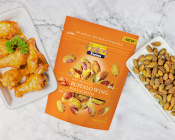 Setton Farms Buffalo Wing Seasoned Pistachio Kernels Win 2025 SELF Pantry Award